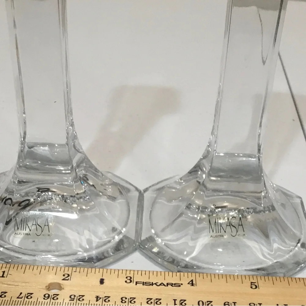 Pair of Mikasa Candle Holders 7” Made in Austria